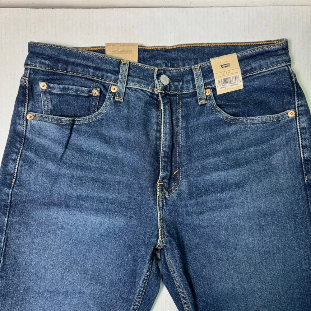 Levi's 505 Straight Leg Jeans Men's Size 32x30 NWT Denim - Picture 6 of 7